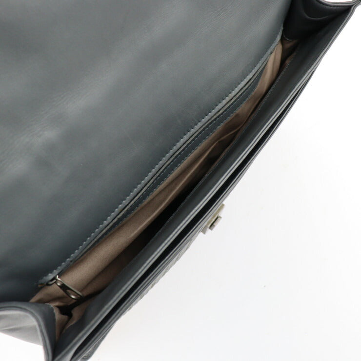 BOTTEGAVENETA ボッテガヴェネタ イントレチャート ビジネスバッグ 170238 レザー グレー系 ブリーフケース 書類鞄
