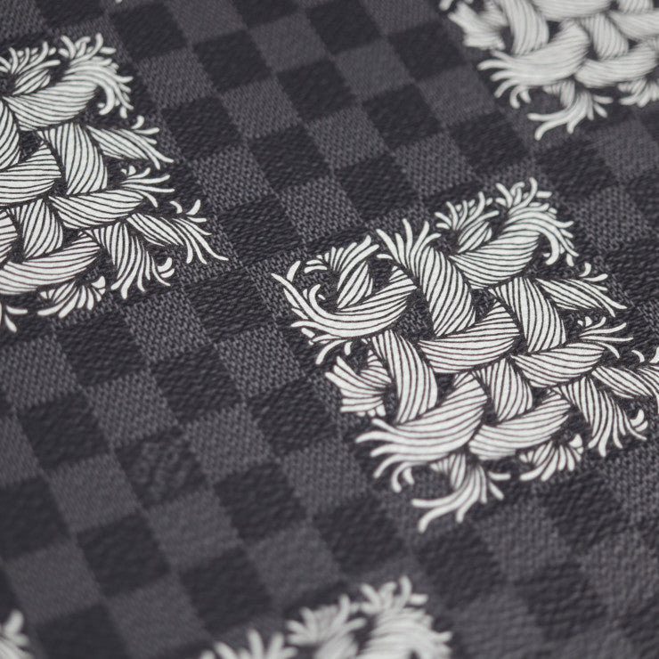 超美品 LOUIS VUITTON ルイ ヴィトン ポシェット ジュールＧＭ クリストファーネメス ダミエグラフィット セカンドバッグ M61232 PVC レザー ブラック グレー クラッチバッグ ハンドバッグ 書類鞄 ビトン