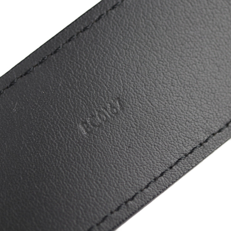 美品 LOUIS VUITTON ルイ ヴィトン サンチュール メトロポール タイガ ベルト M9059U 表記サイズ 90/36 レザー アルドワーズ ブラック ビトン