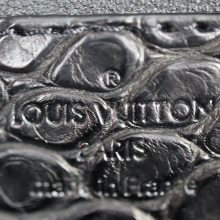 新古未使用展示品 LOUIS VUITTON ルイ ヴィトン ソフトトランク モノグラム ショルダーバッグ N98255 PVC クロコダイル ブラウン ブラック エキゾチック