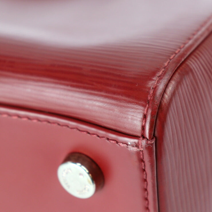 LOUIS VUITTON ルイ ヴィトン ブレアMM エピ ハンドバッグ M4030E エピレザー カーマイン レッド系 シルバー金具 ビトン