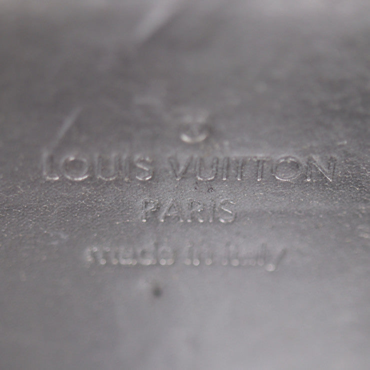 LOUIS VUITTON ルイ ヴィトン ミノディエール モノグラムモタード クラッチバッグ M95802 サテン グレー系 シルバー金具 2WAY チェーンショルダーバッグ がま口 ビトン