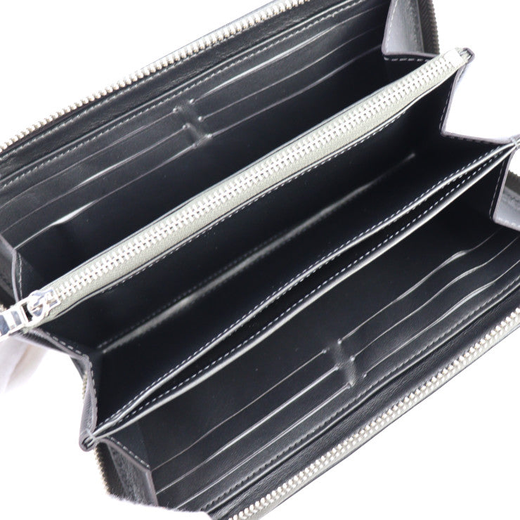 超美品 LOUIS VUITTON ルイ ヴィトン クッサン ジッピー ウォレット モノグラム 長財布 M81763 ラムレザー アントラシット グレー系 シルバー金具 ラウンドファスナー ビトン