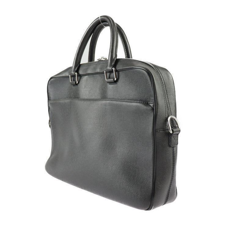 LOUIS VUITTON ルイ ヴィトン PDB ポルト ドキュマン ビジネス PM タイガ ビジネスバッグ M32952 レザー アルドワーズ ブラック シルバー金具 2WAY ショルダーバッグ ブリーフケース