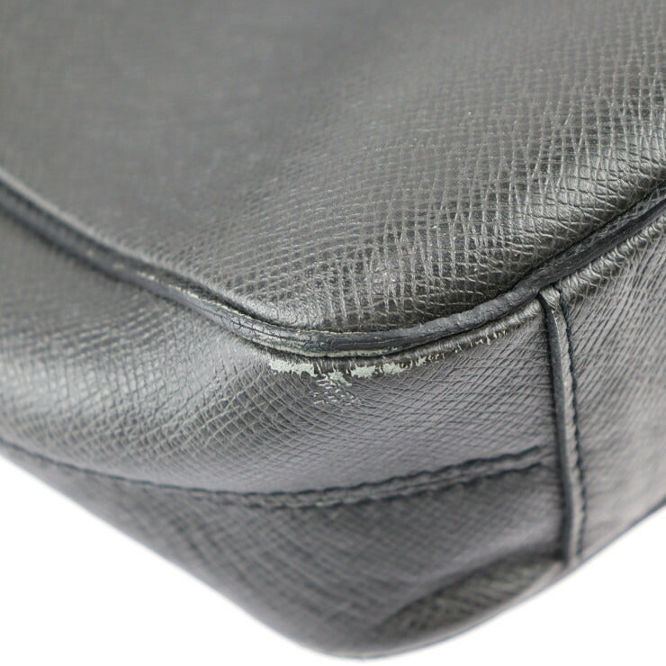 LOUIS VUITTON ルイ ヴィトン PDB ポルト ドキュマン ビジネス PM タイガ ビジネスバッグ M32952 レザー アルドワーズ ブラック シルバー金具 2WAY ショルダーバッグ ブリーフケース