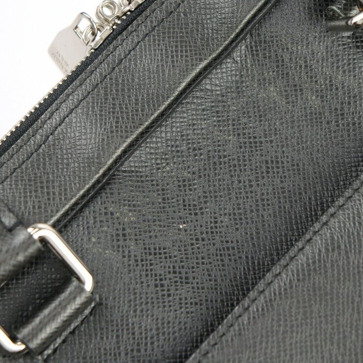 LOUIS VUITTON ルイ ヴィトン PDB ポルト ドキュマン ビジネス PM タイガ ビジネスバッグ M32952 レザー アルドワーズ ブラック シルバー金具 2WAY ショルダーバッグ ブリーフケース