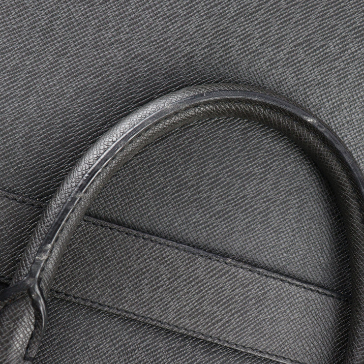 LOUIS VUITTON ルイ ヴィトン PDB ポルト ドキュマン ビジネス PM タイガ ビジネスバッグ M32952 レザー アルドワーズ ブラック シルバー金具 2WAY ショルダーバッグ ブリーフケース