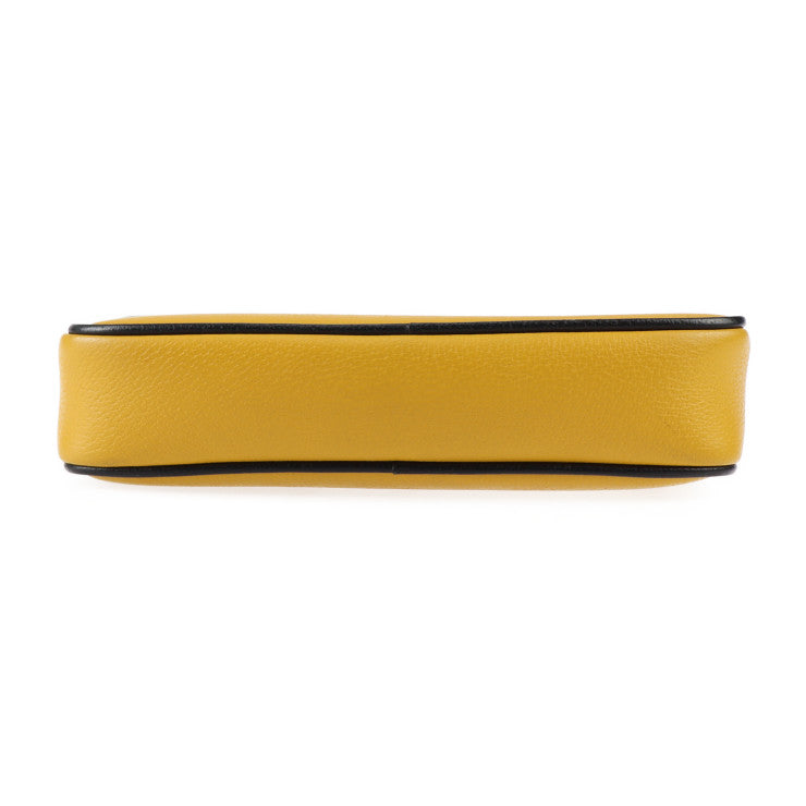 美品 GUCCI グッチ ベルトバッグ SONY MUSIC コラボ ウエストバッグ 602695 レザー イエロー マルチカラー ゴールド金具 100周年記念 ロゴ ボディバッグ ウエストポーチ バムバッグ