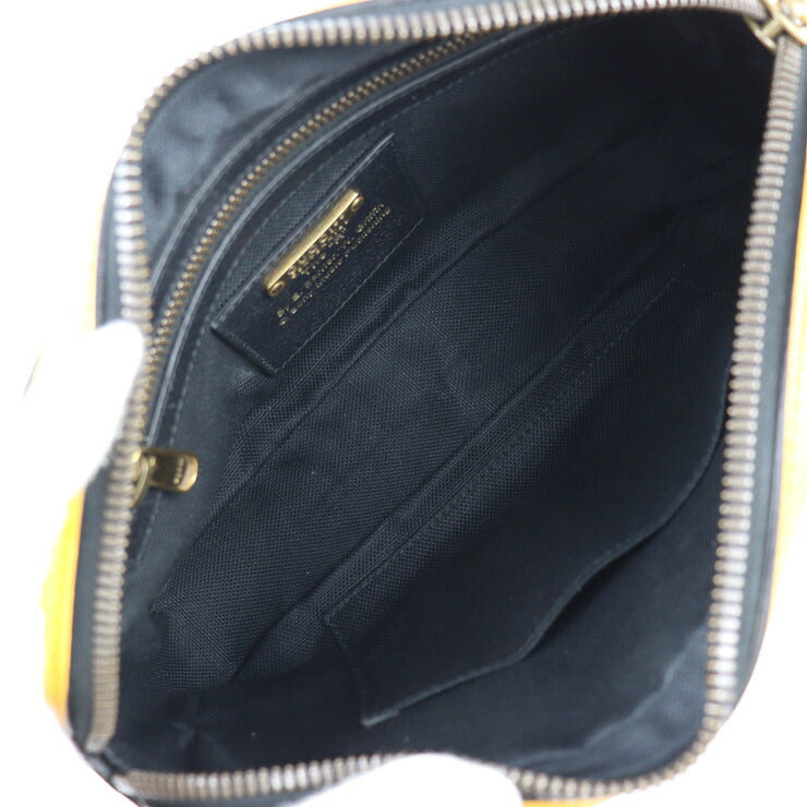 美品 GUCCI グッチ ベルトバッグ SONY MUSIC コラボ ウエストバッグ 602695 レザー イエロー マルチカラー ゴールド金具 100周年記念 ロゴ ボディバッグ ウエストポーチ バムバッグ