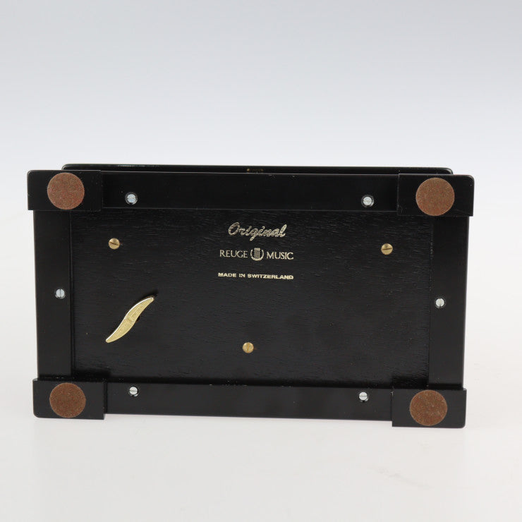 美品 REUGE リュージュ オルゴール 72弁 3曲 輸入雑貨 AXA.72.5650.000.0088 ウッド ブラウン系 ゴールド金具 Polonaise Tristesse Impromptu ポーランドの悲しみの即興曲 F.Chopin ショパン