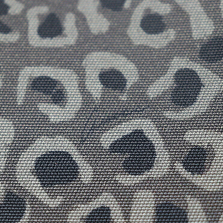 美品 GUCCI グッチ ポーチ セカンドバッグ 353480 キャンバス グレー系 クラッチバッグ ポーチ L字ファスナー ロゴ 豹柄 レオパードプリント