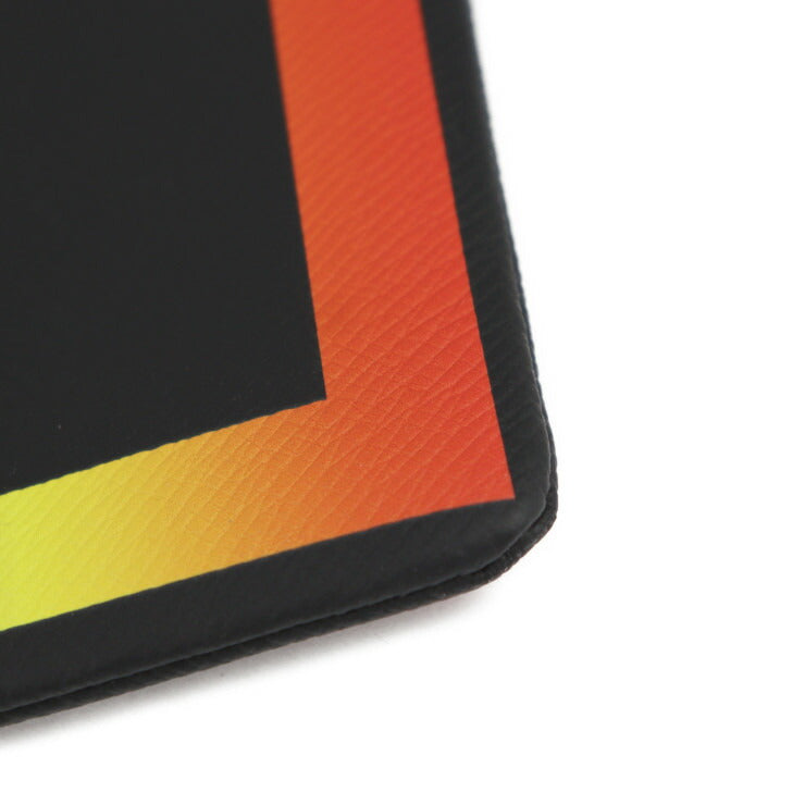 超美品 LOUIS VUITTON ルイ ヴィトン ポシェット A4 タイガ レインボー クラッチバッグ M30347 レザー ブラック レインボー 2019AW 限定 ヴァージルアブロー チェーン