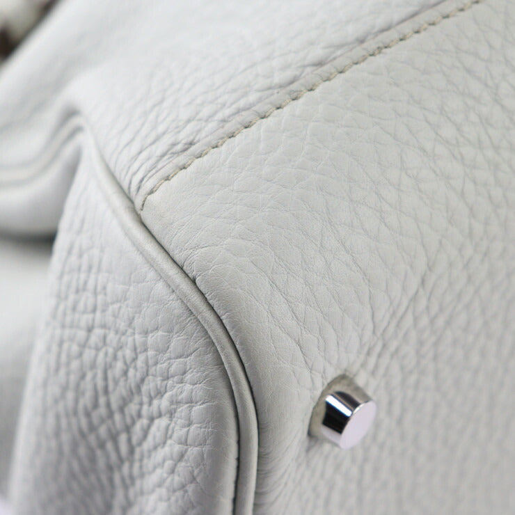 美品 HERMES エルメス アトラス35 ハンドバッグ - トリヨンクレマンス パールグレー シルバー金具 □O刻印