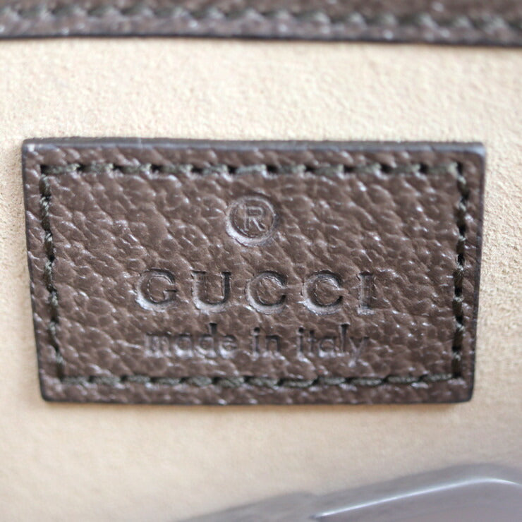 新古未使用展示品 GUCCI グッチ ディオニュソス ジャンボGG ショルダーバッグ 476432 GGキャンバス レザー ベージュ ブラウン シルバー金具 スーパーミニバッグ チェーン ショルダーポシェット タイガーヘッド