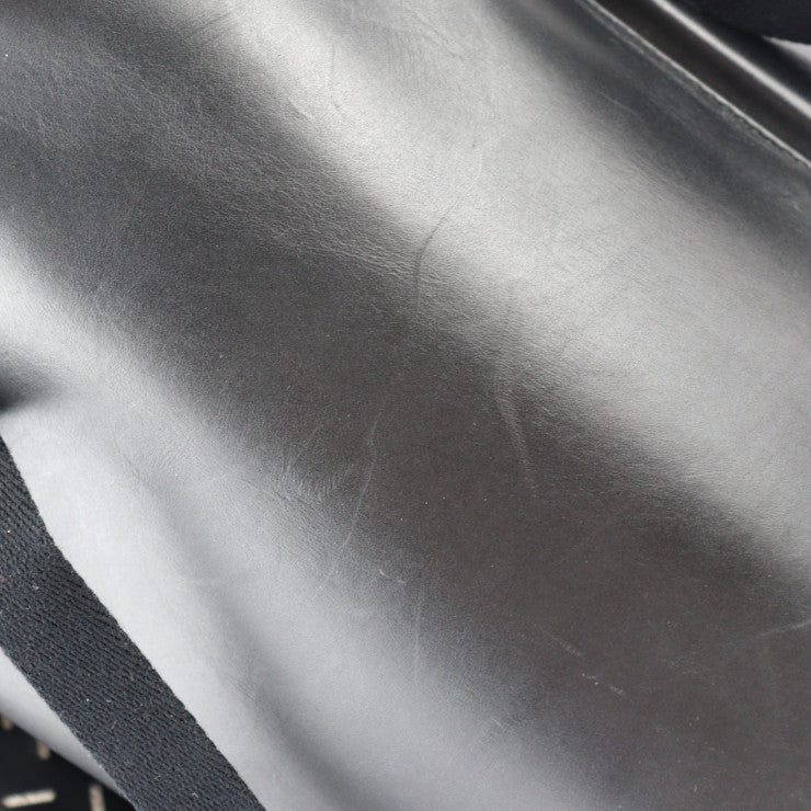 美品 BOTTEGAVENETA ボッテガヴェネタ PERFORATED BACKPACK リュック・デイパック 580351 カーフレザー ブラック パンチング