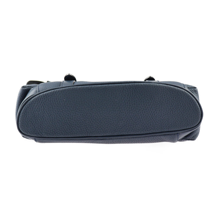 超美品 LOUIS VUITTON ルイ ヴィトン クリストファー メッセンジャー ショルダーバッグ M58475 トリヨンレザー ブルーマリーヌ ブラック金具 ビトン