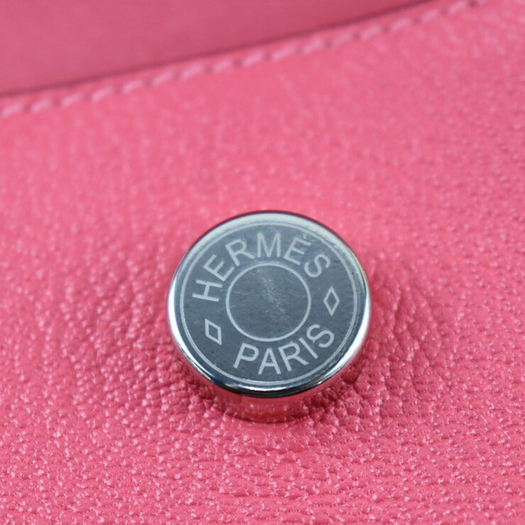 超美品 HERMES エルメス オプリ クラッチバッグ - シェーブル ローズリップスティック ピンク系 シルバー金具 セカンドバッグ ポーチ A刻印