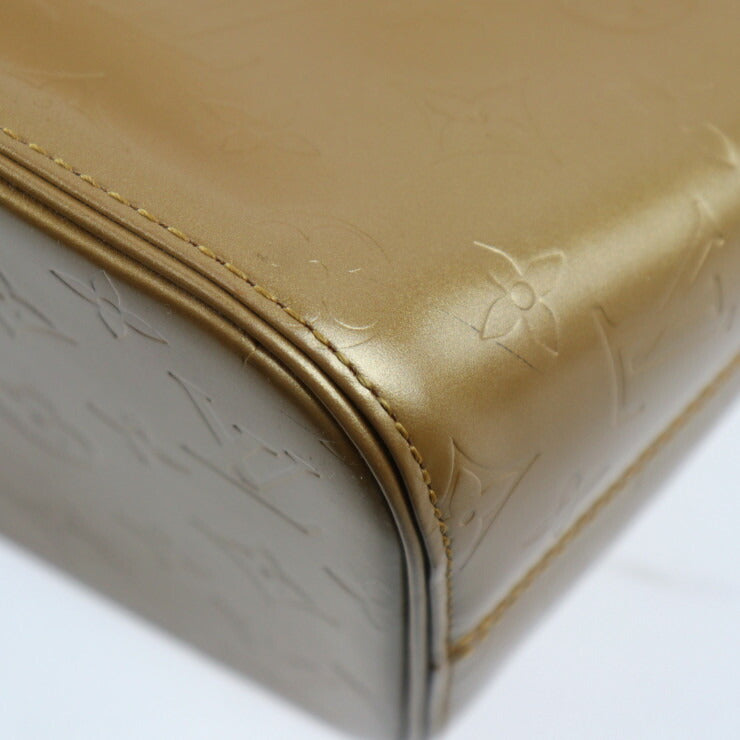 美品 LOUIS VUITTON ルイ ヴィトン ストックトン モノグラムマット ハンドバッグ M55117 レザー アンブレ ゴールド系 シルバー金具 ショルダーバッグ トートバッグ ビトン