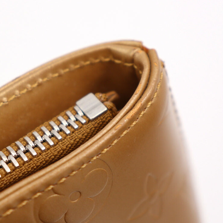 美品 LOUIS VUITTON ルイ ヴィトン ストックトン モノグラムマット ハンドバッグ M55117 レザー アンブレ ゴールド系 シルバー金具 ショルダーバッグ トートバッグ ビトン