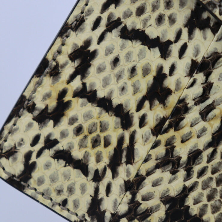 美品 GUCCI グッチ シルヴィ シェリーライン ショルダーバッグ 421882 パイソン レザー ベージュ系 ゴールド金具 ベルトモチーフ金具