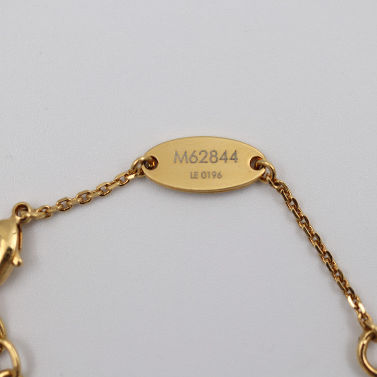 美品 LOUIS VUITTON ルイ ヴィトン LV&ME LOVE ブレスレット M62844 メタル ゴールド ビトン