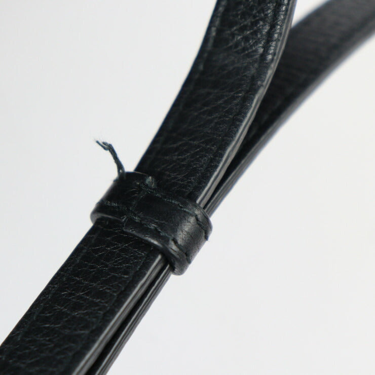 美品 BOTTEGAVENETA ボッテガヴェネタ ANGLE アングル パルメラート ショルダーバッグ 576143 カーフレザー ブラック ゴールド金具 クロスボディ