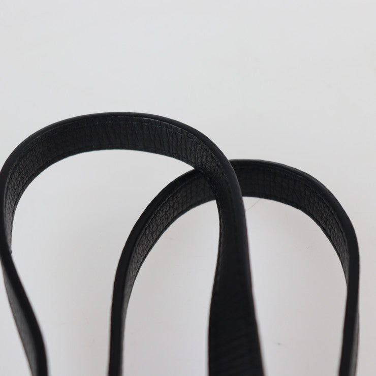 美品 BOTTEGAVENETA ボッテガヴェネタ ANGLE アングル パルメラート ショルダーバッグ 576143 カーフレザー ブラック ゴールド金具 クロスボディ