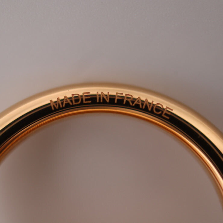 超美品 HERMES エルメス コリエドシアン スカーフリング H602149S 00 メタル ローズゴールド スタッズ スカーフ留め