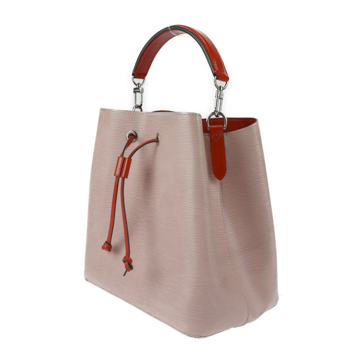 LOUIS VUITTON ルイ ヴィトン ネオノエ エピ ハンドバッグ M54370 エピレザー カーフレザー ローズバレリーヌ ピンク系 オレンジ系 シルバー金具 2WAY ショルダー バイカラー ビトン