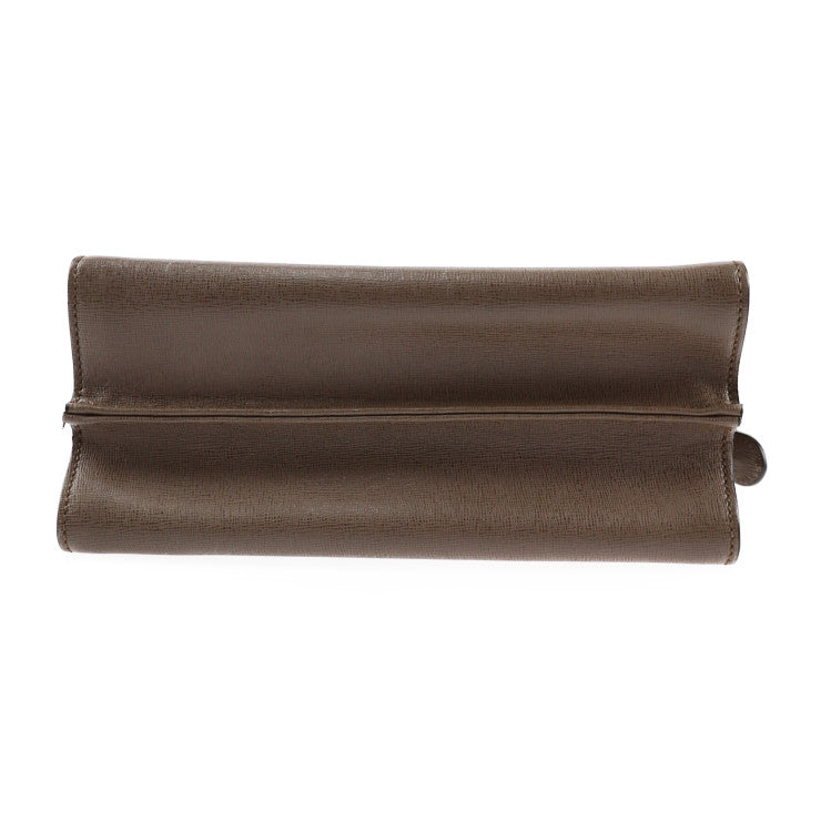 FENDI フェンディ デミ ジュール ピッコラ ハンドバッグ 8BT245 レザー ブラウン系 ゴールド金具 2WAY ショルダーバッグ