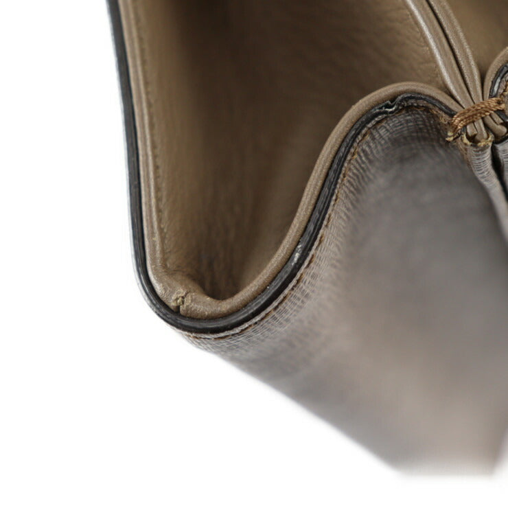 FENDI フェンディ デミ ジュール ピッコラ ハンドバッグ 8BT245 レザー ブラウン系 ゴールド金具 2WAY ショルダーバッグ