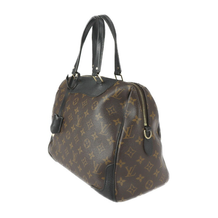 LOUIS VUITTON ルイ ヴィトン レティーロ モノグラム ハンドバッグ M50058 PVC レザー ブラウン ブラック ゴールド金具 2WAY ショルダーバッグ ボストンバッグ ビトン