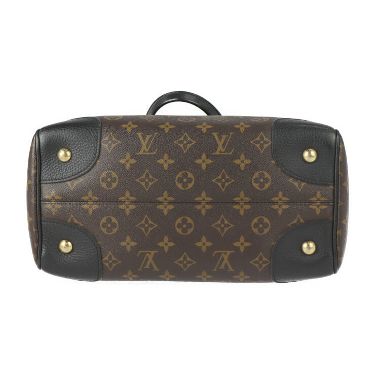 LOUIS VUITTON ルイ ヴィトン レティーロ モノグラム ハンドバッグ M50058 PVC レザー ブラウン ブラック ゴールド金具 2WAY ショルダーバッグ ボストンバッグ ビトン