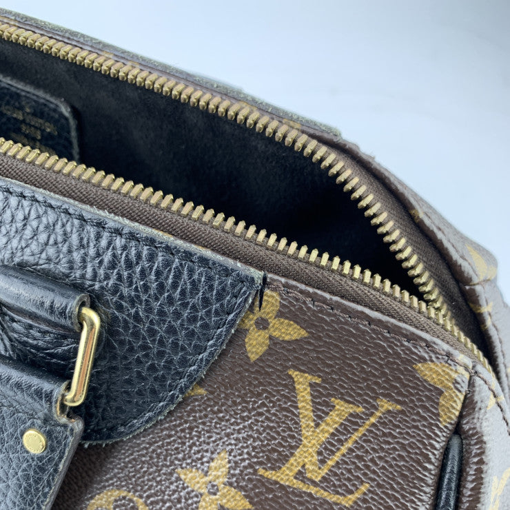 LOUIS VUITTON ルイ ヴィトン レティーロ モノグラム ハンドバッグ M50058 PVC レザー ブラウン ブラック ゴールド金具 2WAY ショルダーバッグ ボストンバッグ ビトン