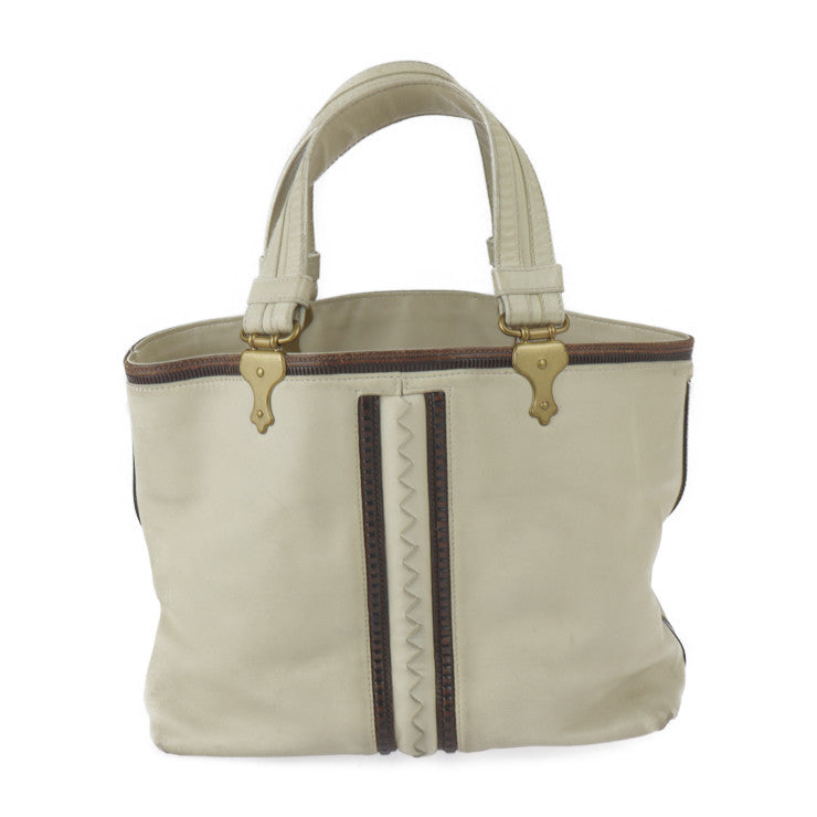 BOTTEGAVENETA ボッテガヴェネタ バッグ ハンドバッグ 162208 レザー ライトベージュ系 ゴールド金具 トートバッグ