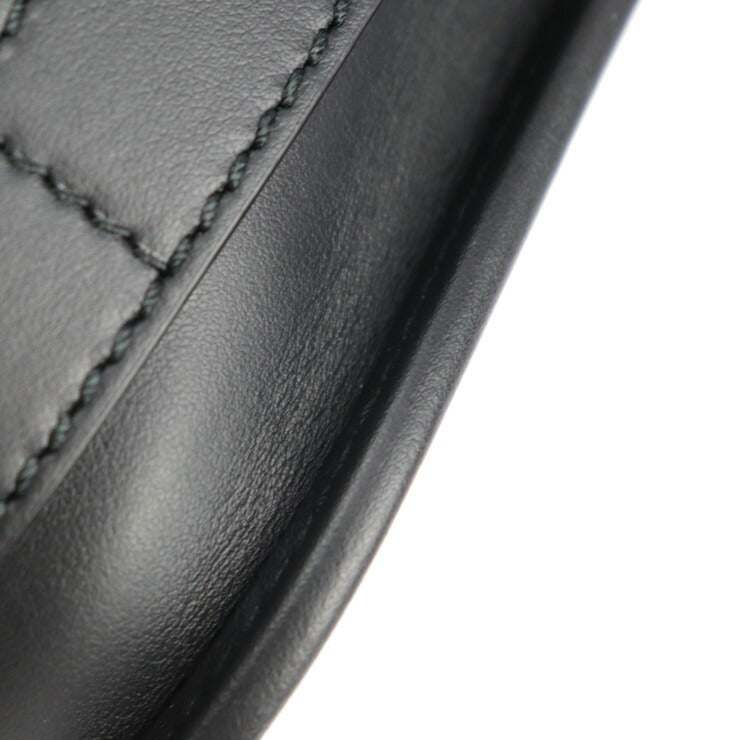 超美品 BURBERRY バーバリー ユニバーサル パスポート ショルダーバッグ 8051828 レザー ブラック ホワイト メッセンジャー クロスボディ