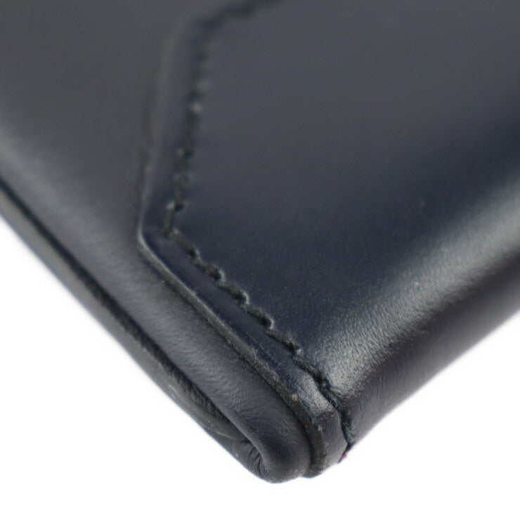 HERMES エルメス シティスライド クラッチバッグ - トリヨンクリストバル ブラック パープル系 シルバー金具 セカンドバッグ D刻印