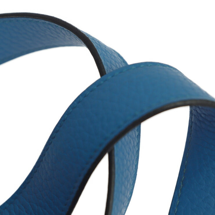 HERMES エルメス ピコタンロック MM 22 ハンドバッグ トリヨンクレマンス Blue Hydra ブルーイドラ シルバー金具 トートバッグ X刻印