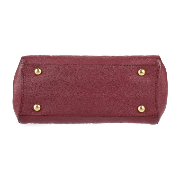 LOUIS VUITTON ルイ ヴィトン モンテーニュMM モノグラムアンプラント ハンドバッグ M41196 レザー オロール パープル系 ゴールド金具 トートバッグ ビトン