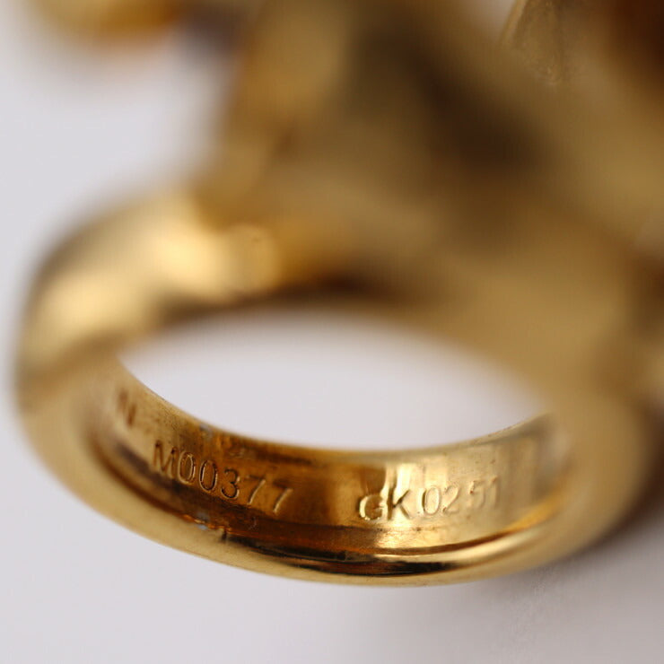 美品 LOUIS VUITTON ルイ ヴィトン ブラスレ 2D モノグラム ブレスレット M00377 メタル ゴールド LVサークル