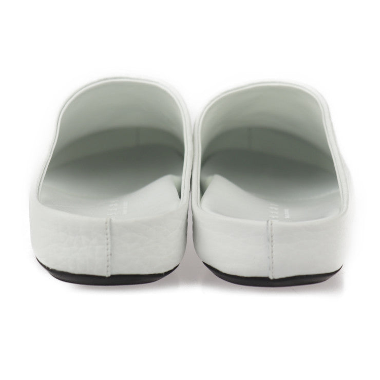 新品未使用展示品 MARNI マルニ フスベット サボ サンダル SBMS006101 表記サイズ 36 レザー ラバーソール ホワイト クロッグ 参考サイズ約23cm