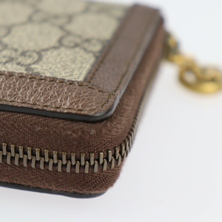 新古未使用展示品 GUCCI グッチ オフィディア GGスプリーム シェリーライン 長財布 604149 PVC レザー ベージュ エボニー レッド グリーン ゴールド金具 ラウンドファスナー GG ジップアラウンドウォレット DIYコレクション