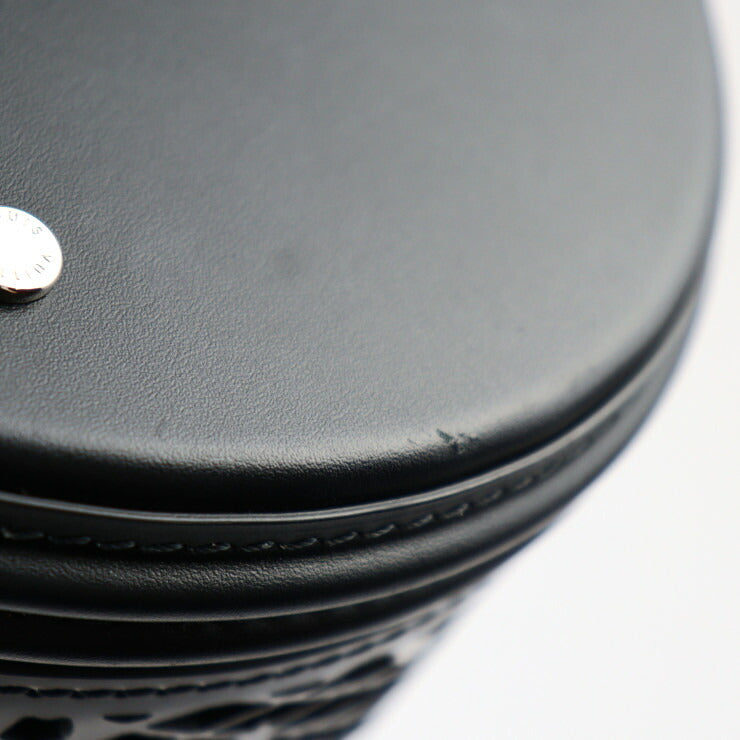 超美品 LOUIS VUITTON ルイ ヴィトン カンヌ モノグラム レース ハンドバッグ M20363 レザー ブラック レッド バニティバッグ 2WAY ショルダーバッグ ビトン