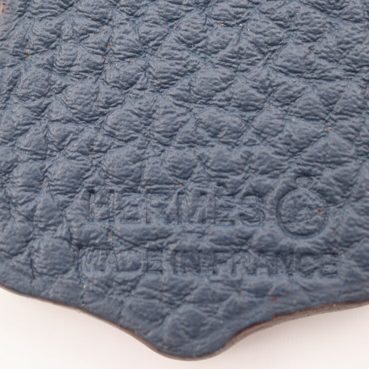 新品未使用展示品 HERMES エルメス プティアッシュ その他小物 ヴォーエプソン トゴ オレンジ系 ネイビー系 オオハシ バッグチャーム