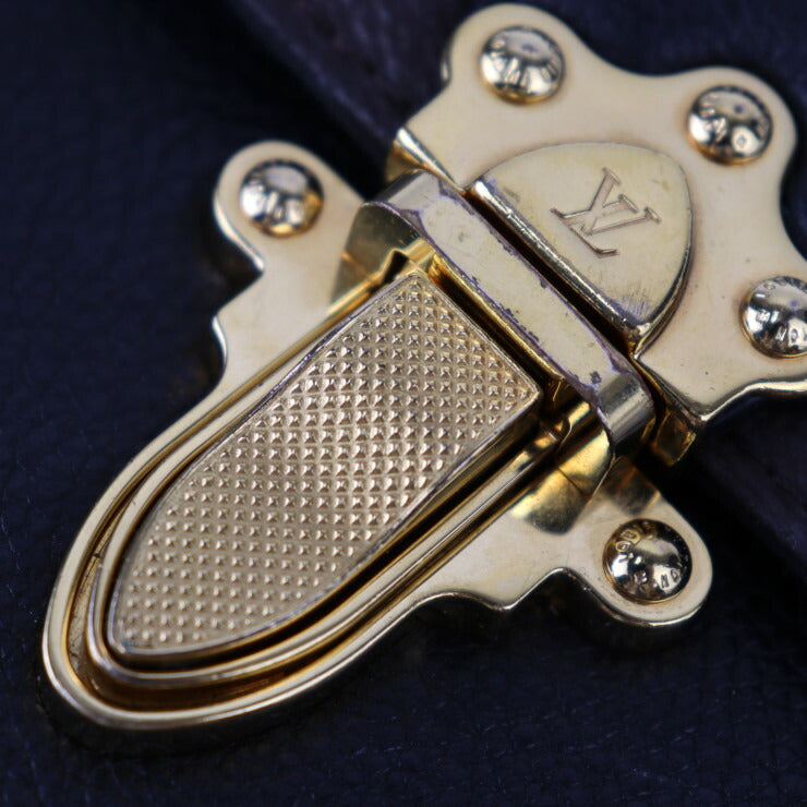 美品 LOUIS VUITTON ルイ ヴィトン ヴィクトワール モノグラムキャンバス ショルダーバッグ M41730 PVC カーフレザー ブラウン ブラック ゴールド金具 チェーンショルダー ビトン