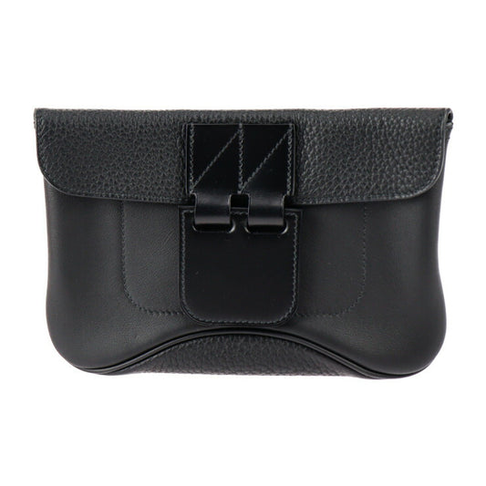 新古未使用展示品 HERMES エルメス ヴィルヴォルト 21 クラッチバッグ トリヨンクレマンス ヴォースイフト ブラック ポーチ T刻印