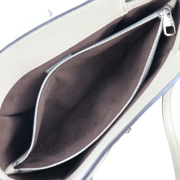 美品 LOUIS VUITTON ルイ ヴィトン セーヴル モノグラムマヒナ ハンドバッグ M41791 レザー ガレ ベージュ系 シルバー金具 ショルダーバッグ トートバッグ ビトン