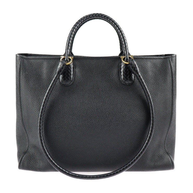 美品 Salvatore Ferragamo サルヴァトーレ フェラガモ GANCIO TOTE ガンチーニ トートバッグ 21 0914 レザー ブラック ゴールド金具 2WAY ショルダーバッグ