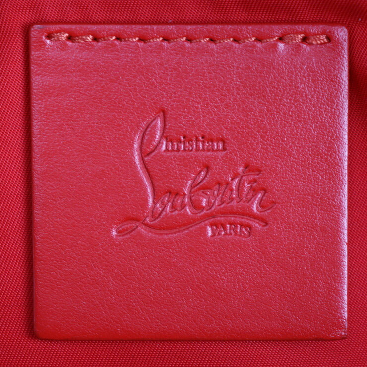 Christian Louboutin クリスチャンルブタン BACKLOUBI SMALL バックルビ スモール リュック・デイパック 1195152 ナイロン レザー マルチカラー シルバー金具 バックパック スタッズ