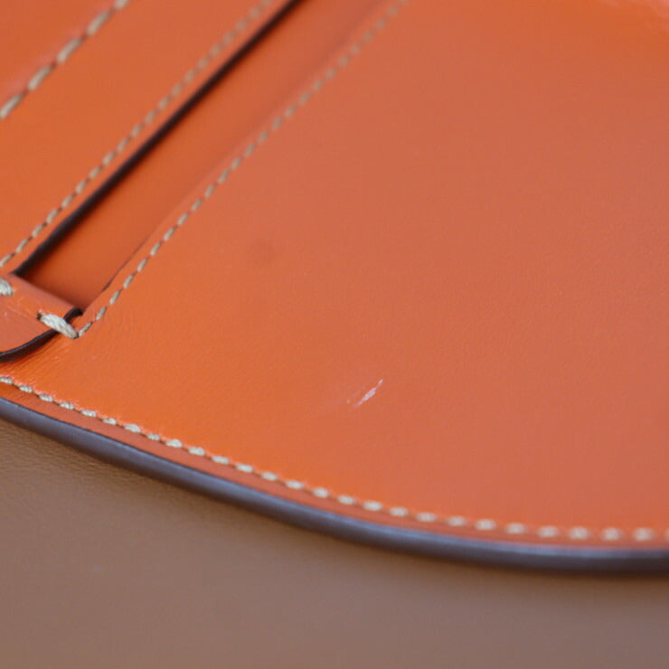 美品 TOD’S トッズ タスカ トートバッグ レザー ブラウン オレンジ ベージュ ショルダーバッグ